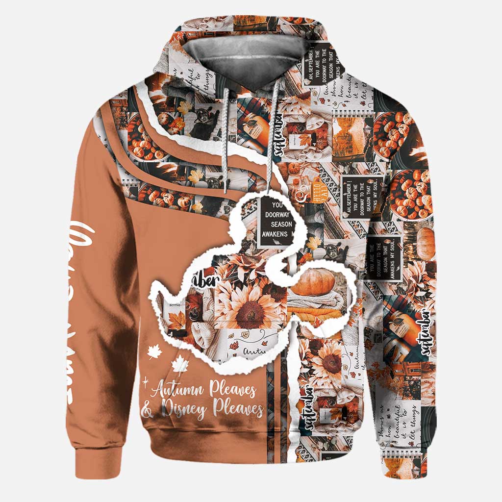 Personalized Fall Hoodie and Leggings Set Gift for Women Hoodie & Leggings GradoCreations