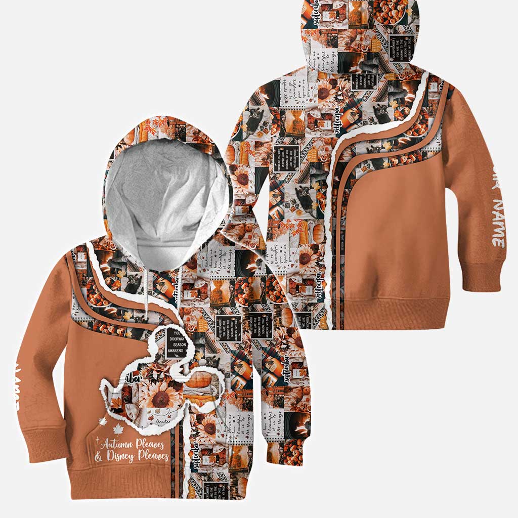 Personalized Fall Hoodie and Leggings Set Gift for Women Hoodie & Leggings GradoCreations