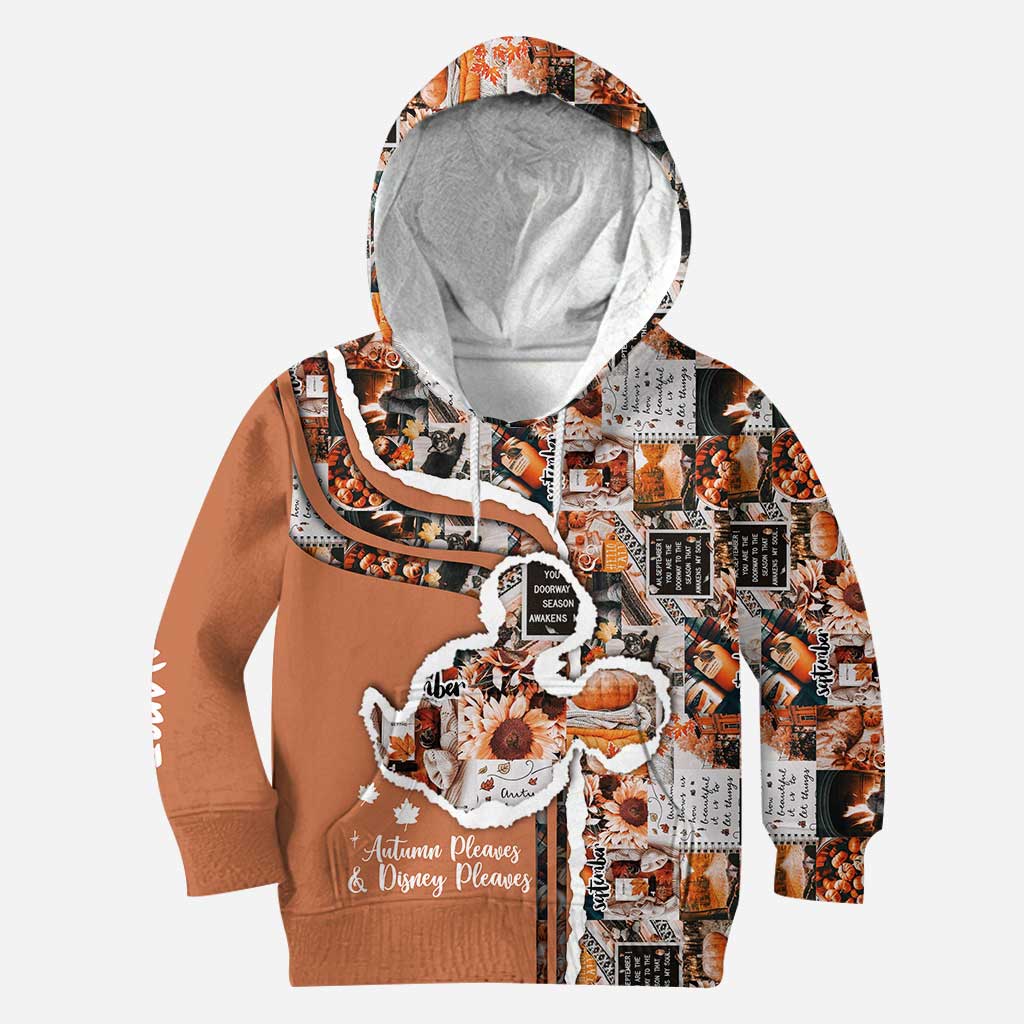 Personalized Fall Hoodie and Leggings Set Gift for Women Hoodie & Leggings GradoCreations