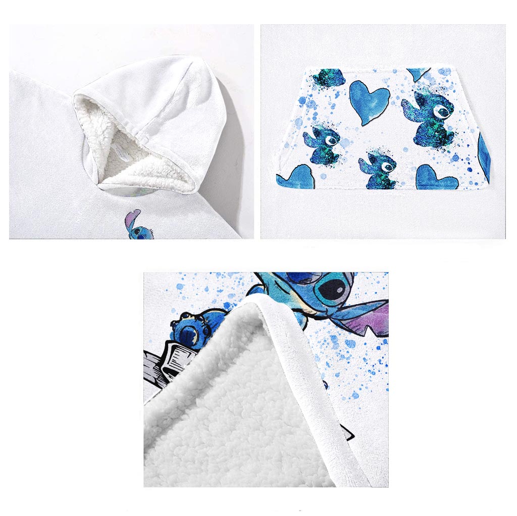 Personalized Ohana Blanket Hoodie Custom Name Gift for Kids Blanket Hoodie GradoCreations