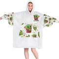 Personalized Blanket Hoodie with Custom Name Cute Design for Kids Blanket Hoodie GradoCreations
