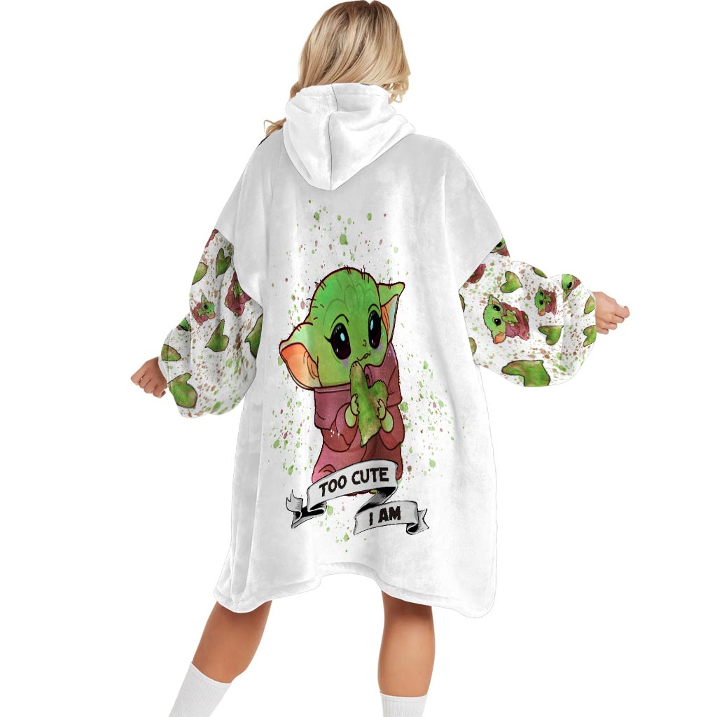 Personalized Blanket Hoodie with Custom Name Cute Design for Kids Blanket Hoodie GradoCreations