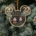 Personalized Christmas Mouse Layers Mix Ornament Gift for Couples Layers Mix Ornament GradoCreations