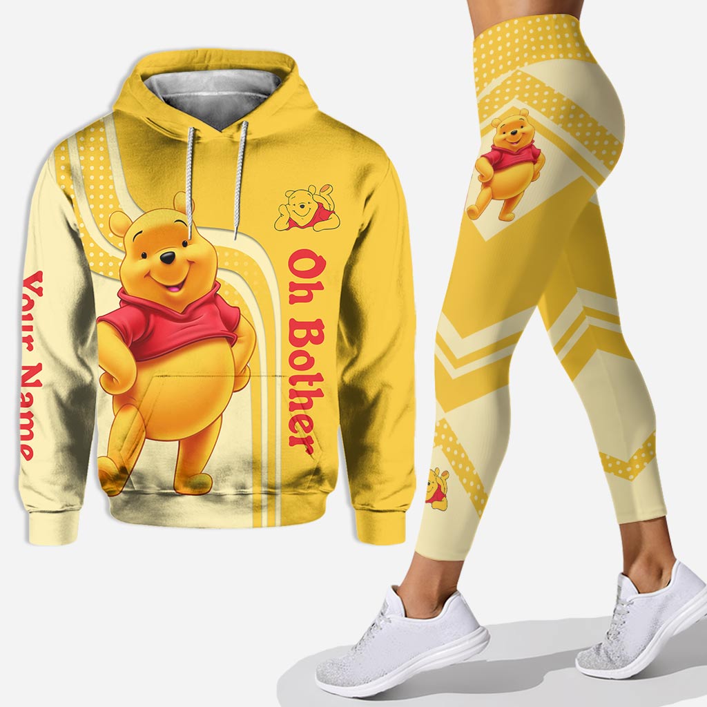 Personalized Winnie the Pooh Hoodie & Leggings Set for Kids Hoodie & Leggings GradoCreations