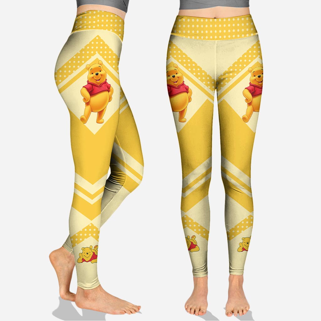 Personalized Winnie the Pooh Hoodie & Leggings Set for Kids Hoodie & Leggings GradoCreations