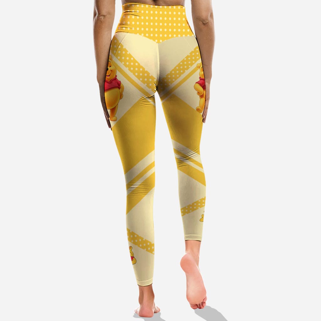 Personalized Winnie the Pooh Hoodie & Leggings Set for Kids Hoodie & Leggings GradoCreations