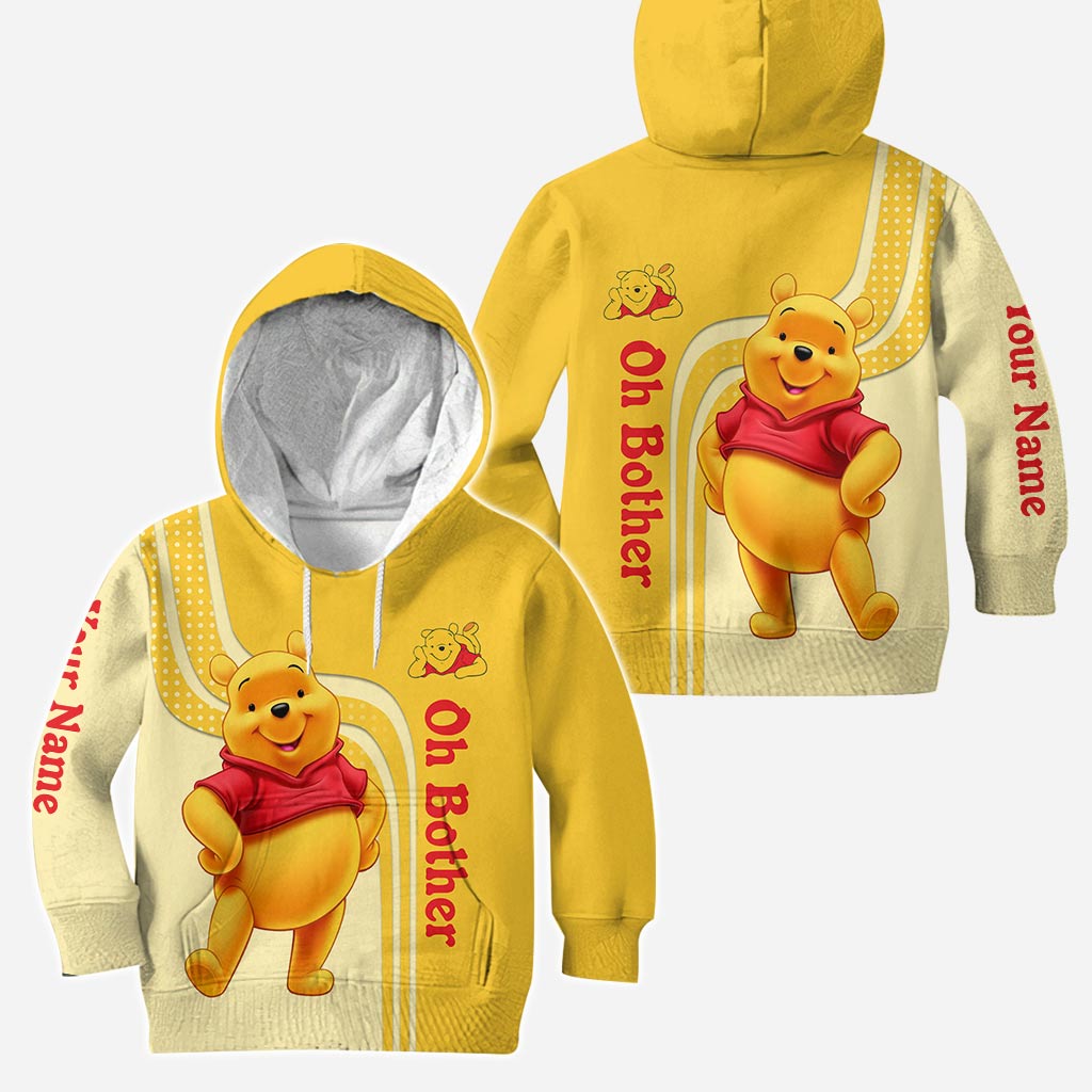 Personalized Winnie the Pooh Hoodie & Leggings Set for Kids Hoodie & Leggings GradoCreations