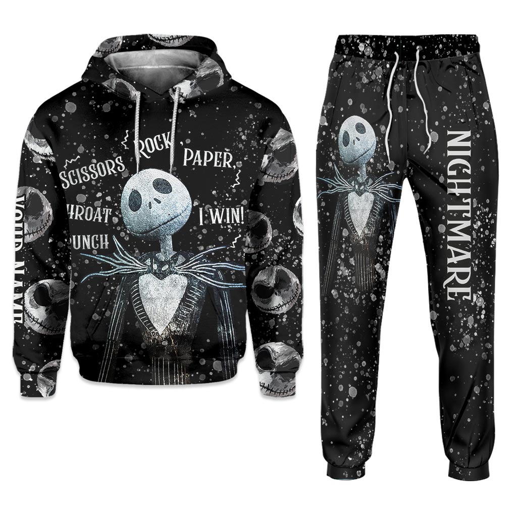 Personalized Nightmare Hoodie & Sweatpants Gift for Halloween Hoodie & Sweatpants GradoCreations
