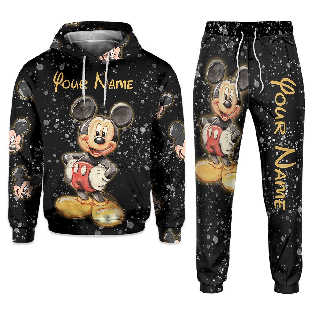 Personalized Mouse Ears Hoodie & Sweatpants Custom Name Gift Hoodie & Sweatpants GradoCreations