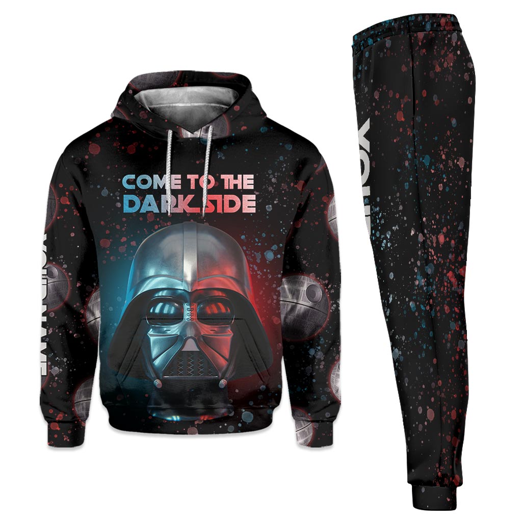 Personalized Darth Vader Hoodie & Sweatpants Custom Name Gift Hoodie & Sweatpants GradoCreations