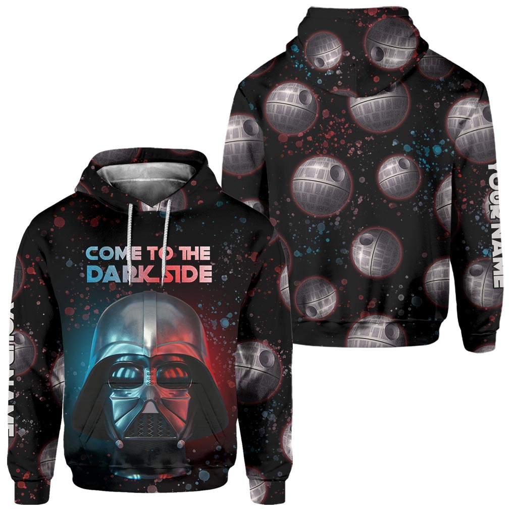 Personalized Darth Vader Hoodie & Sweatpants Custom Name Gift Hoodie & Sweatpants GradoCreations