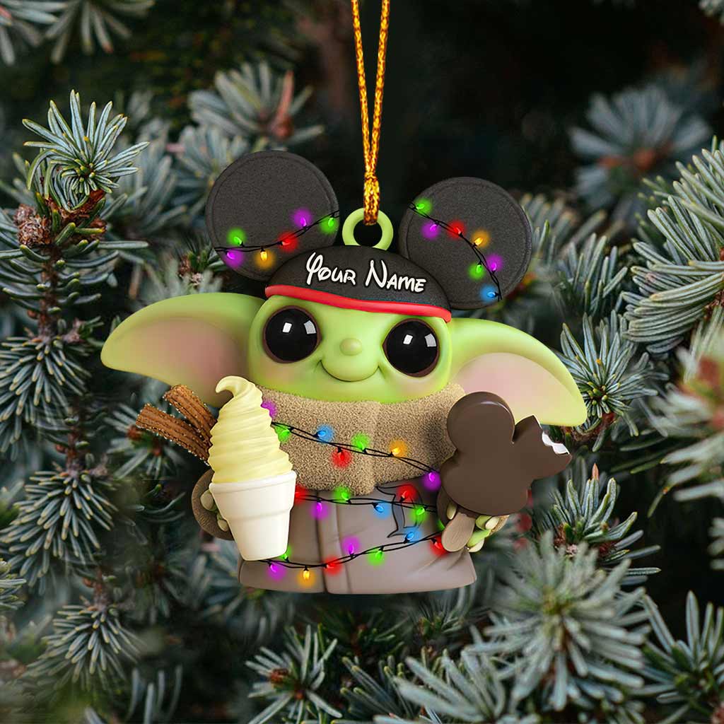 Personalized Mouse Ornament Custom Name Christmas Gift Ornament GradoCreations