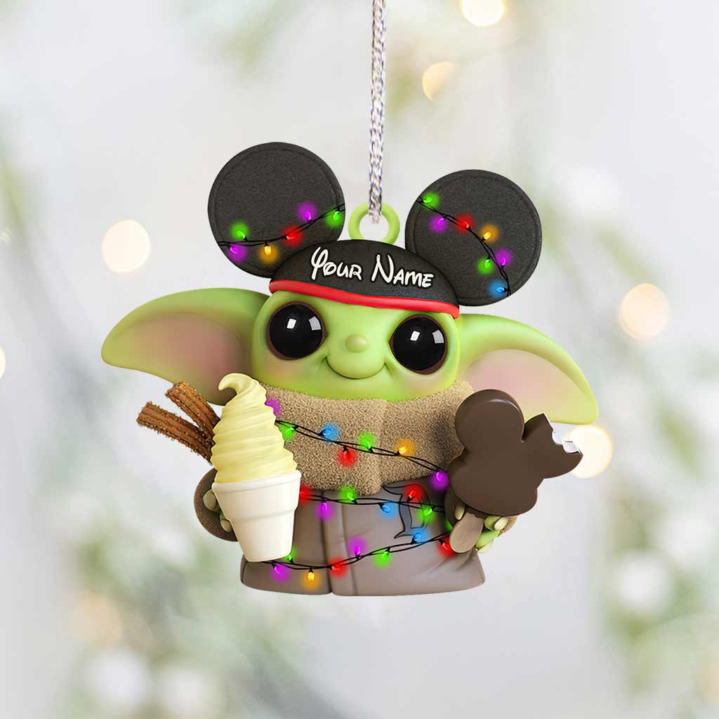 Personalized Mouse Ornament Custom Name Christmas Gift Ornament GradoCreations