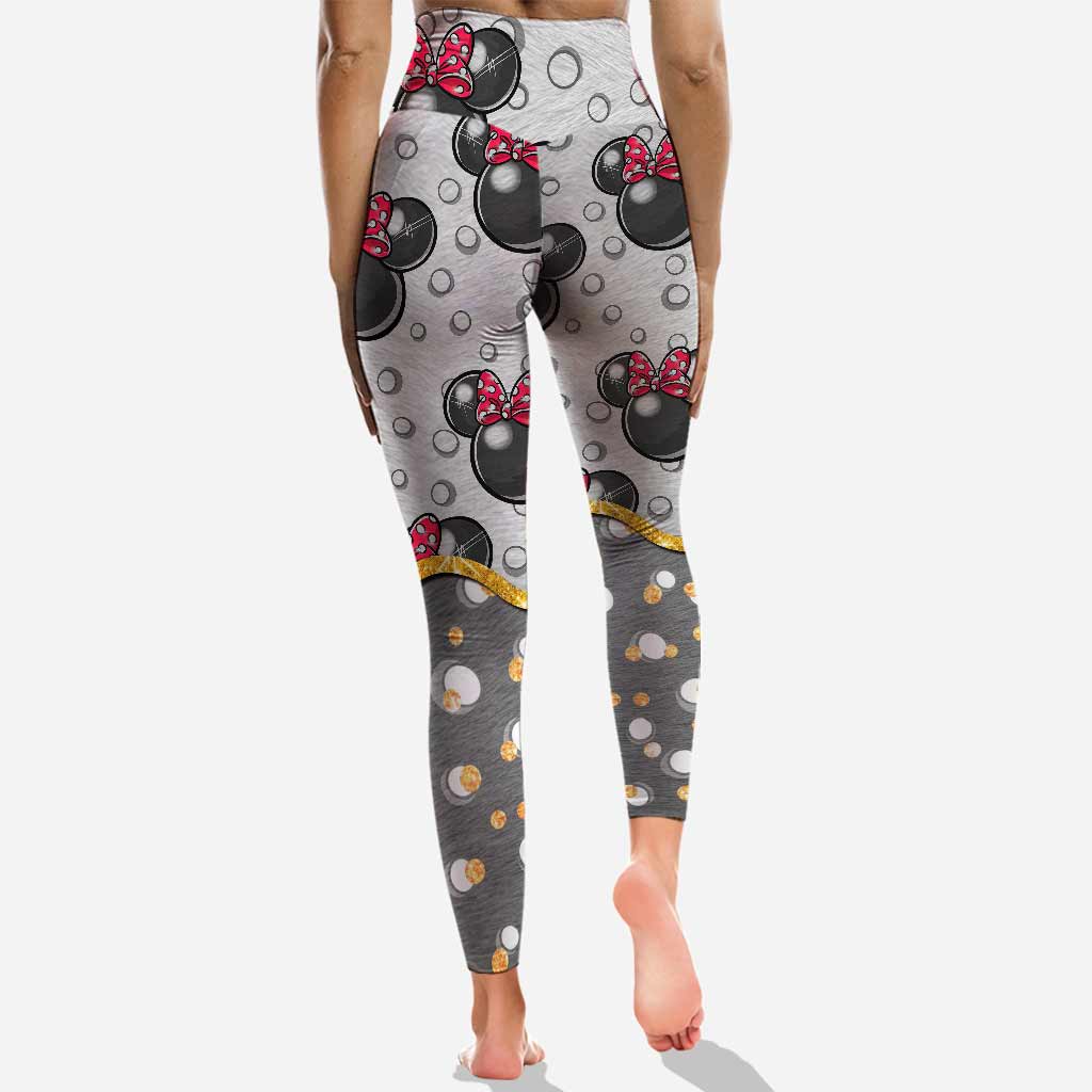 Personalized Cute Mouse Ears Hoodie & Leggings Set for Birthday Hoodie & Leggings GradoCreations