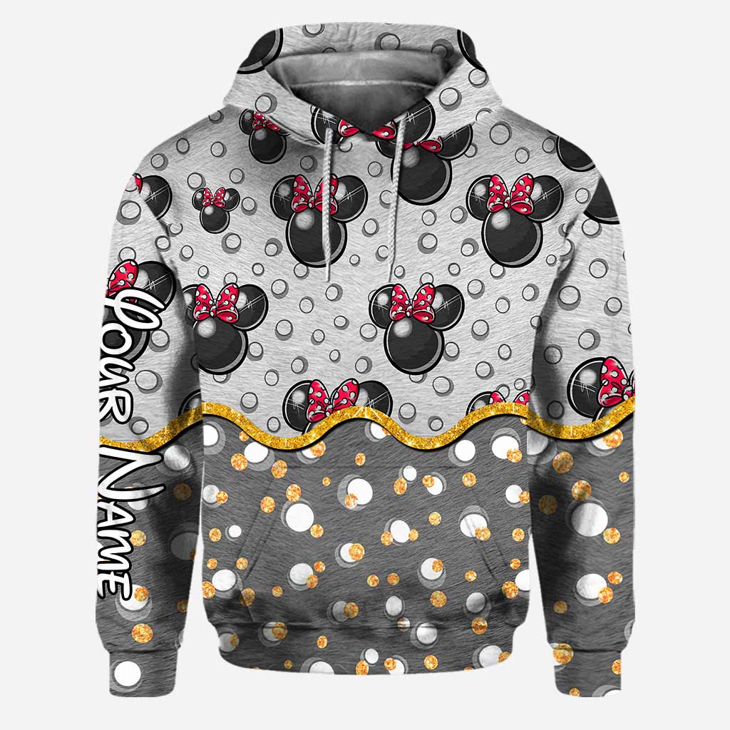 Personalized Cute Mouse Ears Hoodie & Leggings Set for Birthday Hoodie & Leggings GradoCreations