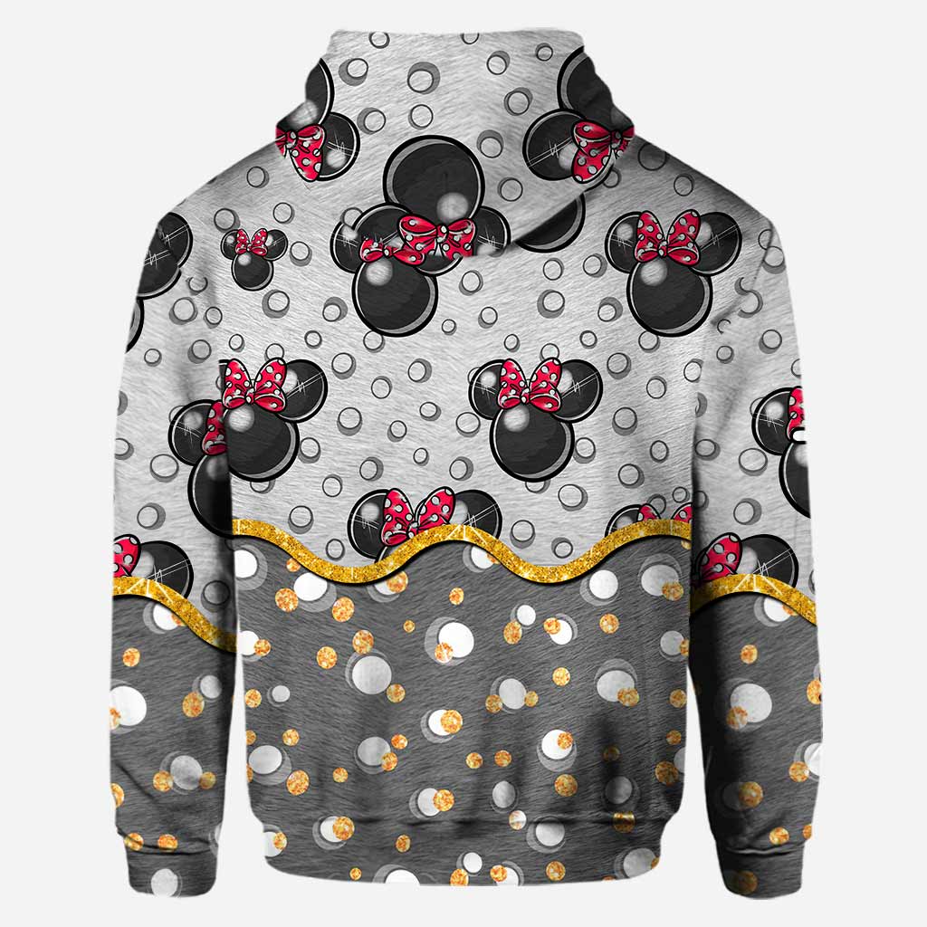 Personalized Cute Mouse Ears Hoodie & Leggings Set for Birthday Hoodie & Leggings GradoCreations