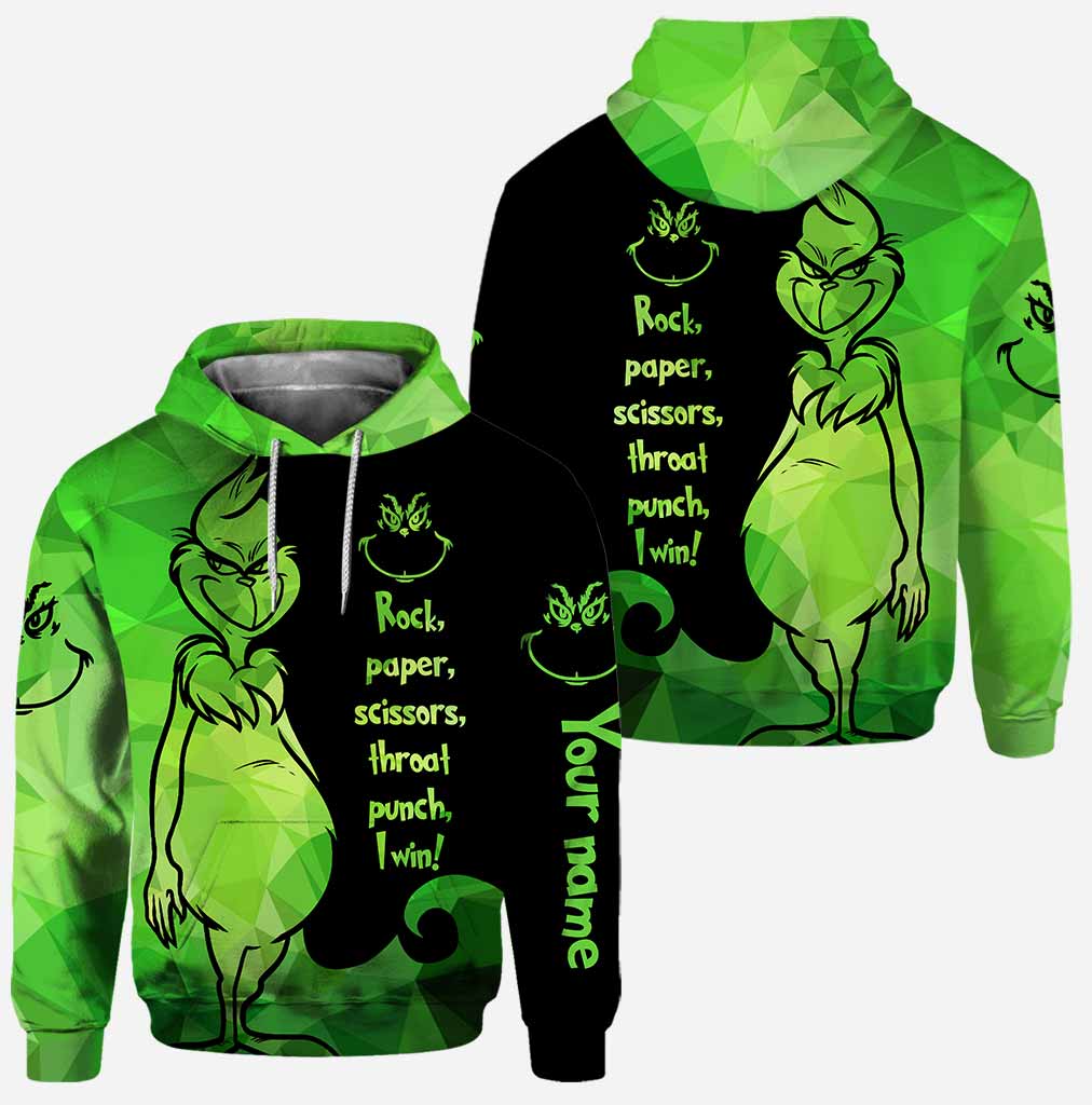 Personalized Grinch Hoodie & Leggings Set Custom Name Gift Hoodie & Leggings GradoCreations