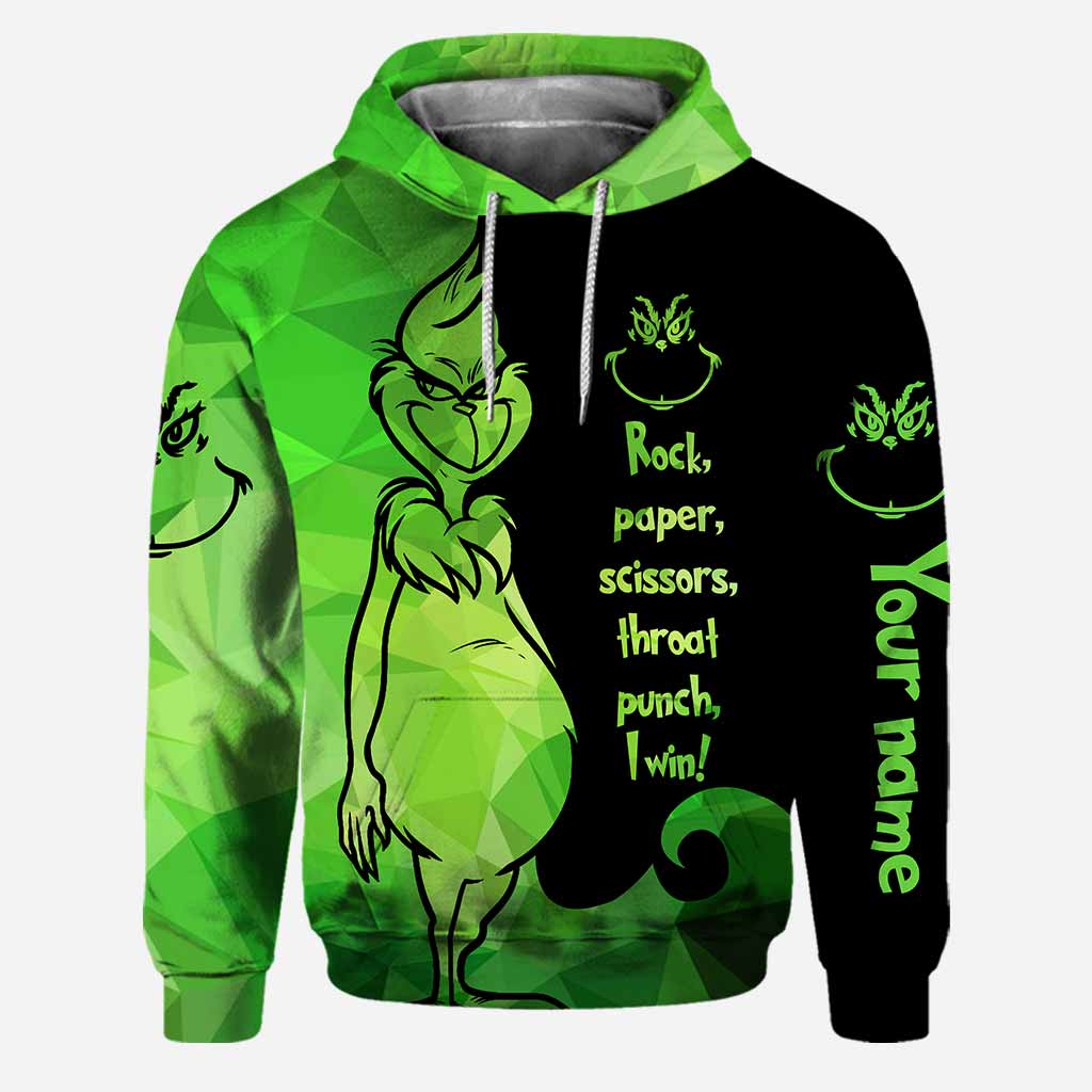 Personalized Grinch Hoodie & Leggings Set Custom Name Gift Hoodie & Leggings GradoCreations
