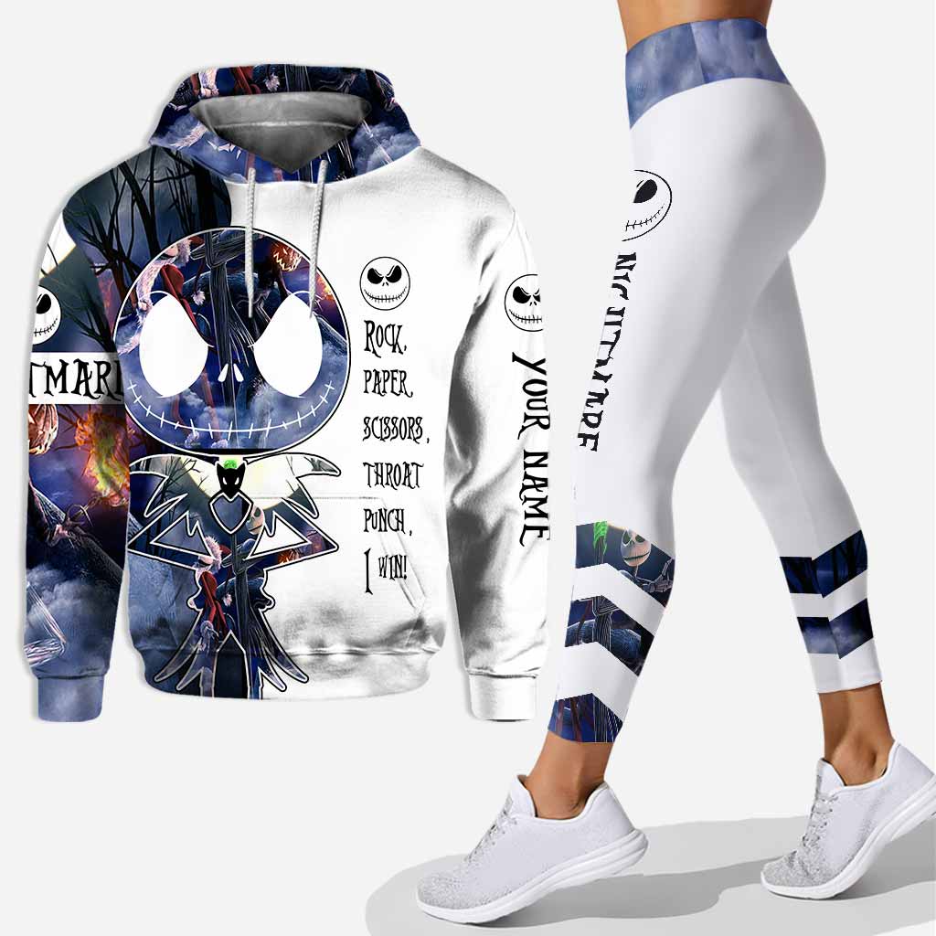 Personalized Nightmare Hoodie and Leggings Set for Halloween Gift Hoodie & Leggings GradoCreations