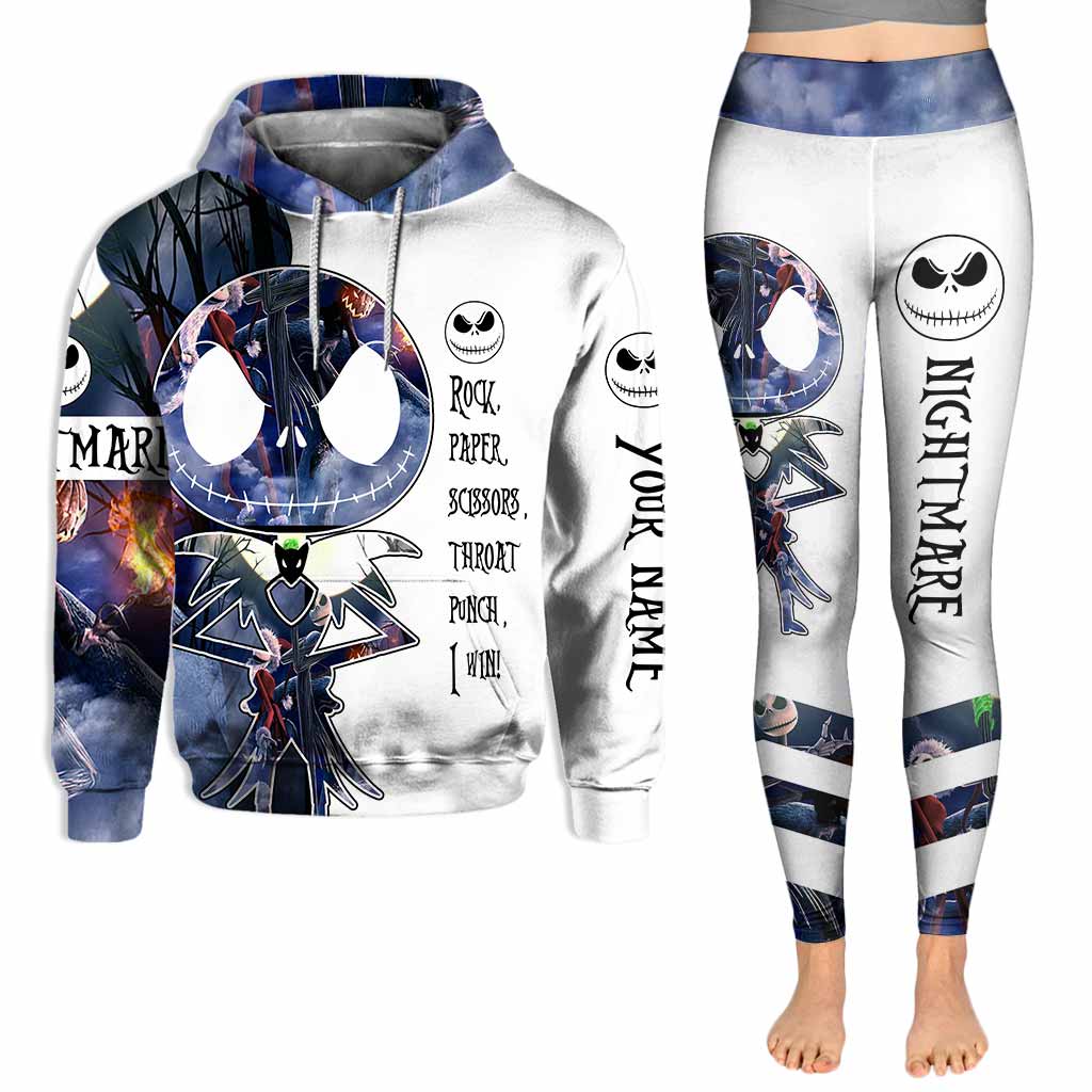 Personalized Nightmare Hoodie and Leggings Set for Halloween Gift Hoodie & Leggings GradoCreations