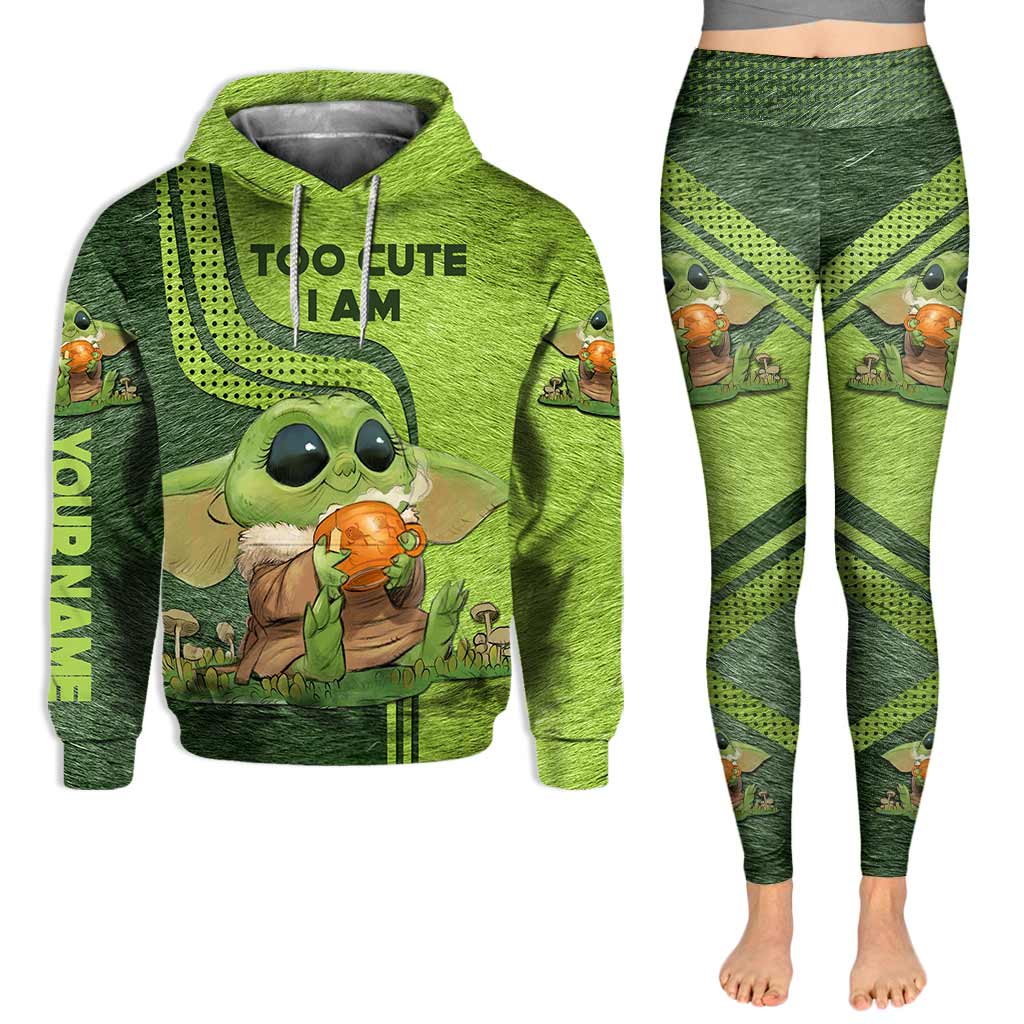 Personalized Hoodie and Leggings Set Custom Name Cute Gift Hoodie & Leggings GradoCreations
