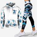Personalized Diabetes Awareness Hoodie and Leggings Set for Women Hoodie & Leggings GradoCreations