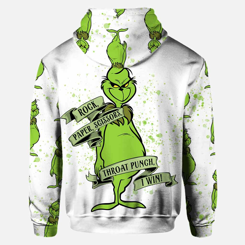 Personalized Grinch Hoodie and Leggings Set for Christmas Hoodie & Leggings GradoCreations