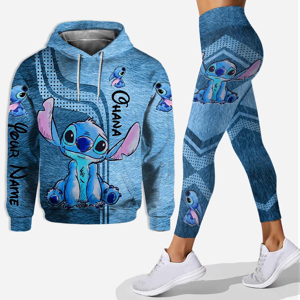 Personalized Ohana Hoodie and Leggings Set Custom Name Gift Hoodie & Leggings GradoCreations
