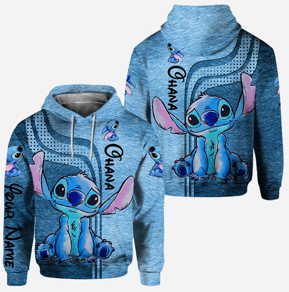 Personalized Ohana Hoodie and Leggings Set Custom Name Gift Hoodie & Leggings GradoCreations