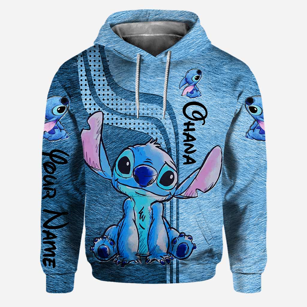 Personalized Ohana Hoodie and Leggings Set Custom Name Gift Hoodie & Leggings GradoCreations