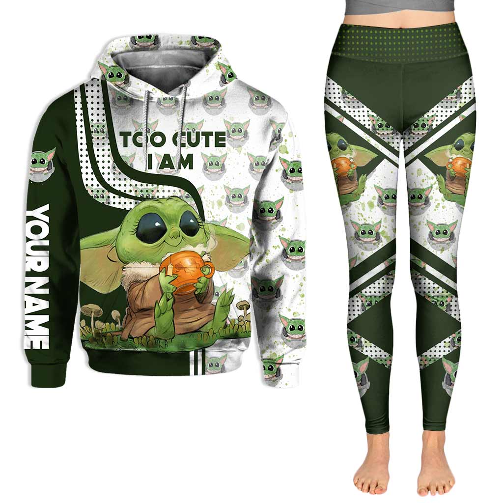 Personalized Hoodie and Leggings Set Custom Name Gift for Kids Hoodie & Leggings GradoCreations