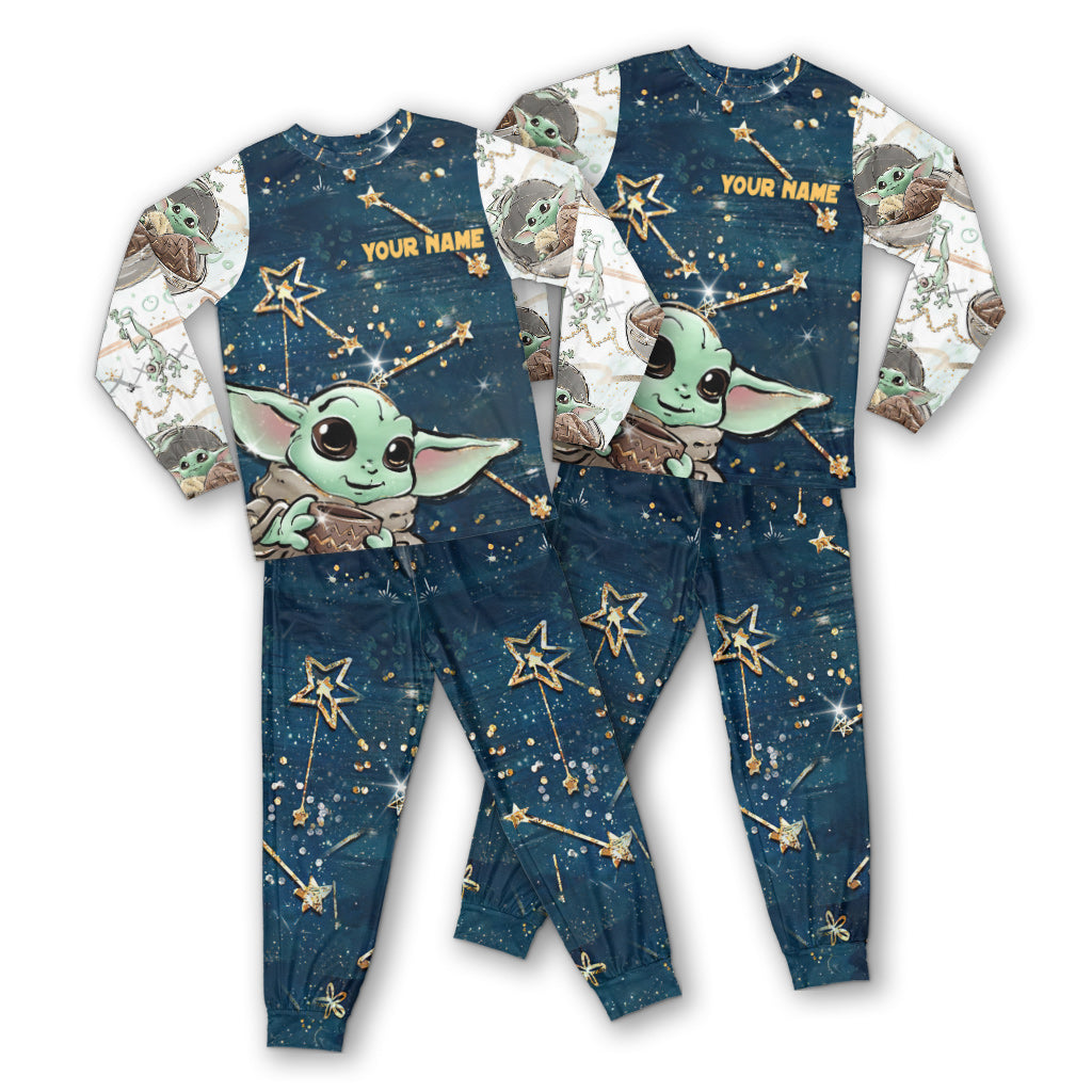 Personalized The Force Pajama Set for Kids | Custom Name Design Pajamas Set GradoCreations