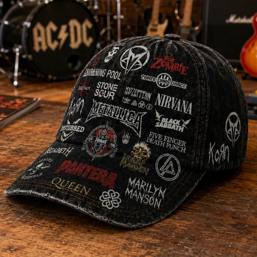 Classic Rock Legends Edition Cap Custom Fit for Music Lovers Classic Cap GradoCreations