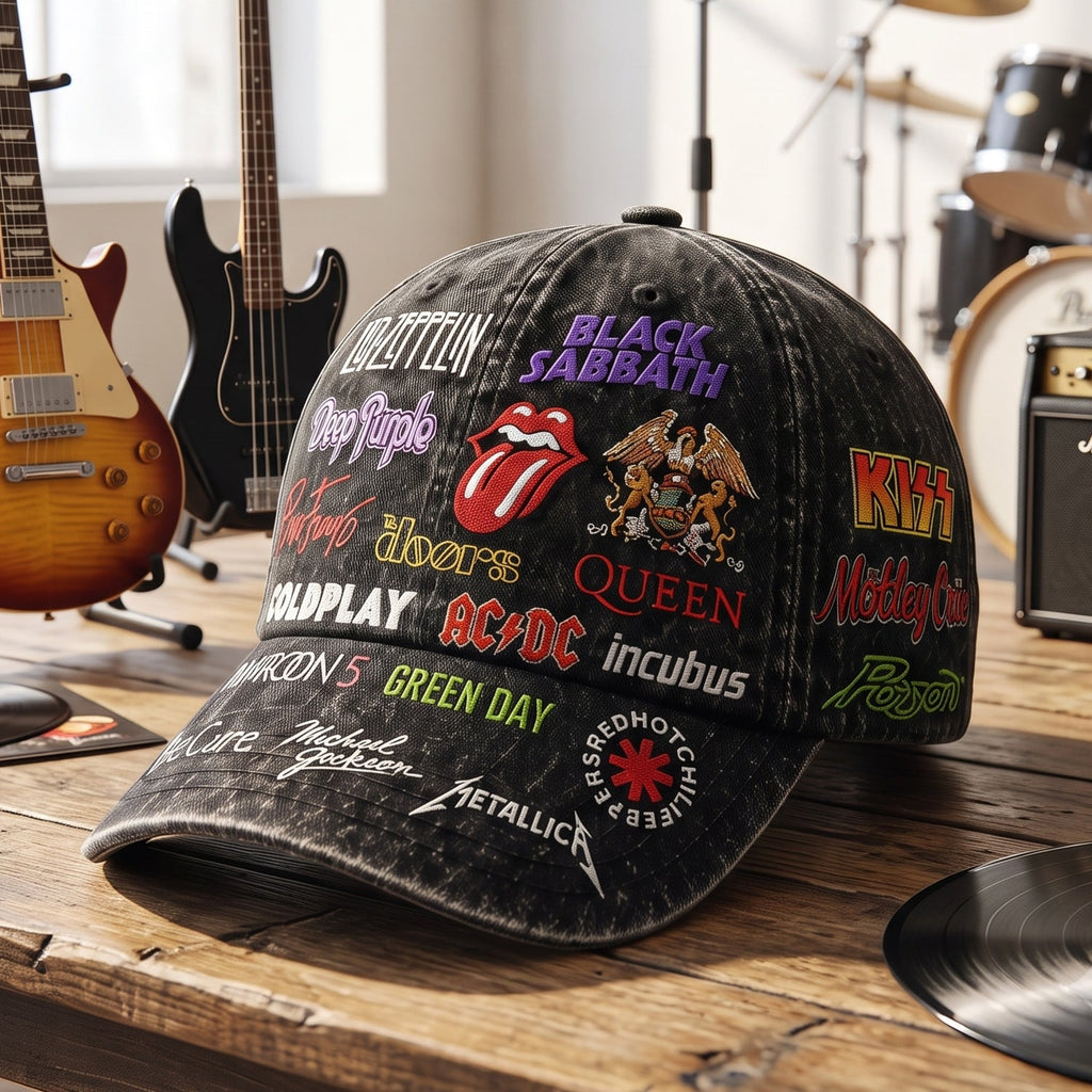 Personalized Classic Rock Legends Cap Custom Name Gift GradoCreations