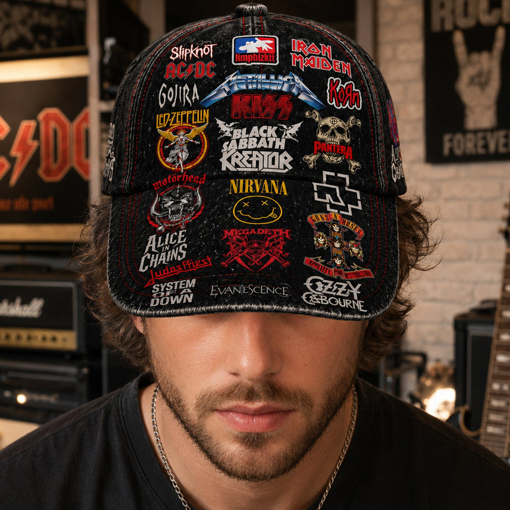 Custom Legends Edition Classic Cap for Rock Music Lovers GradoCreations