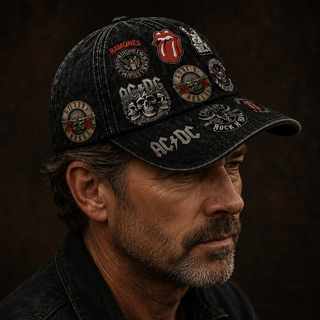 Personalized Rock Music Classic Cap with Legends Edition Design GradoCreations
