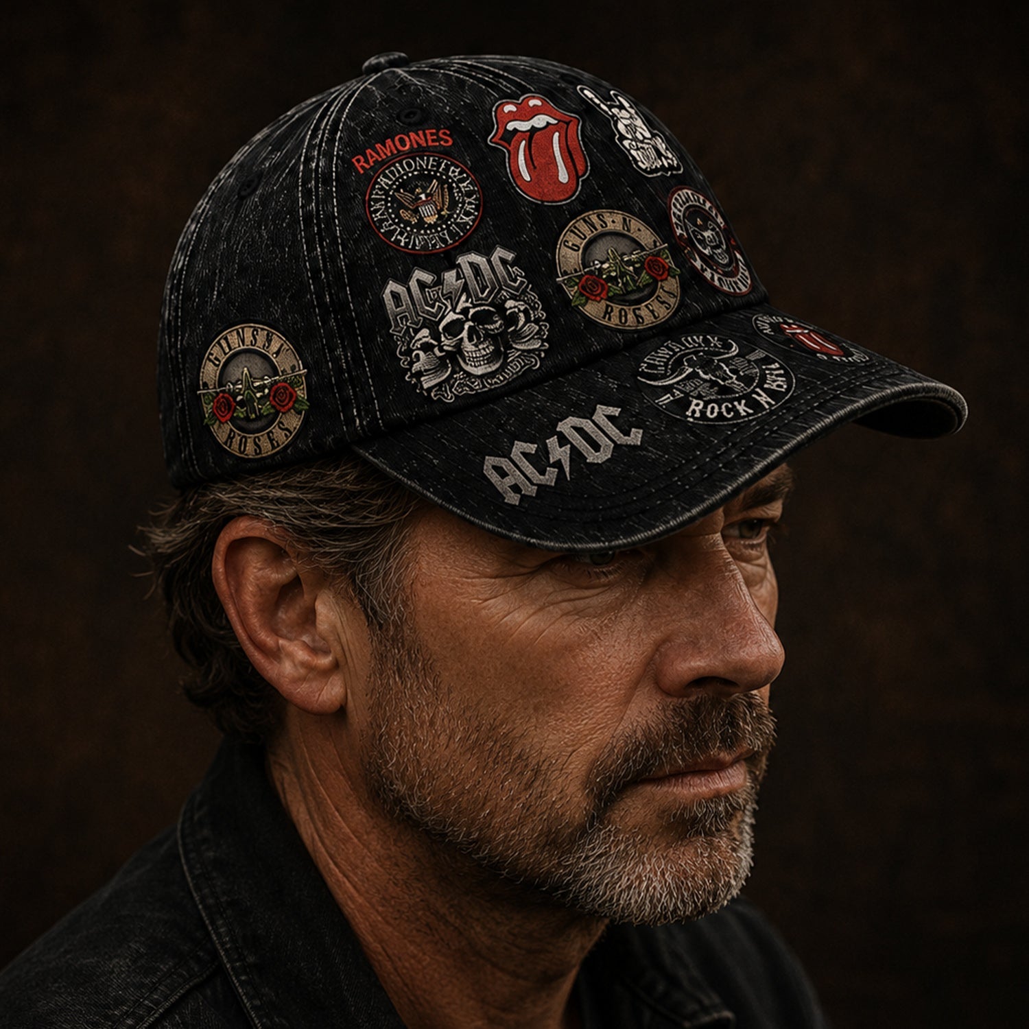 Personalized Rock Music Classic Cap with Legends Edition Design GradoCreations