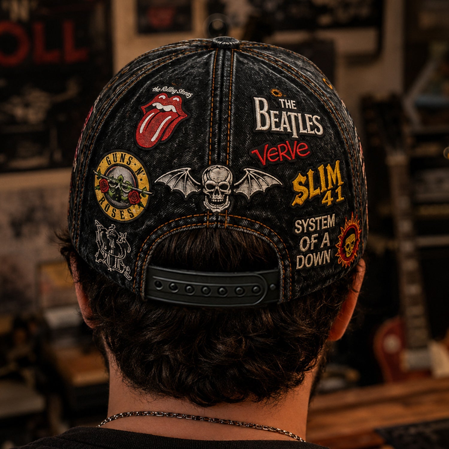 Personalized Classic Rock Cap Unique Gift for Music Lovers GradoCreations