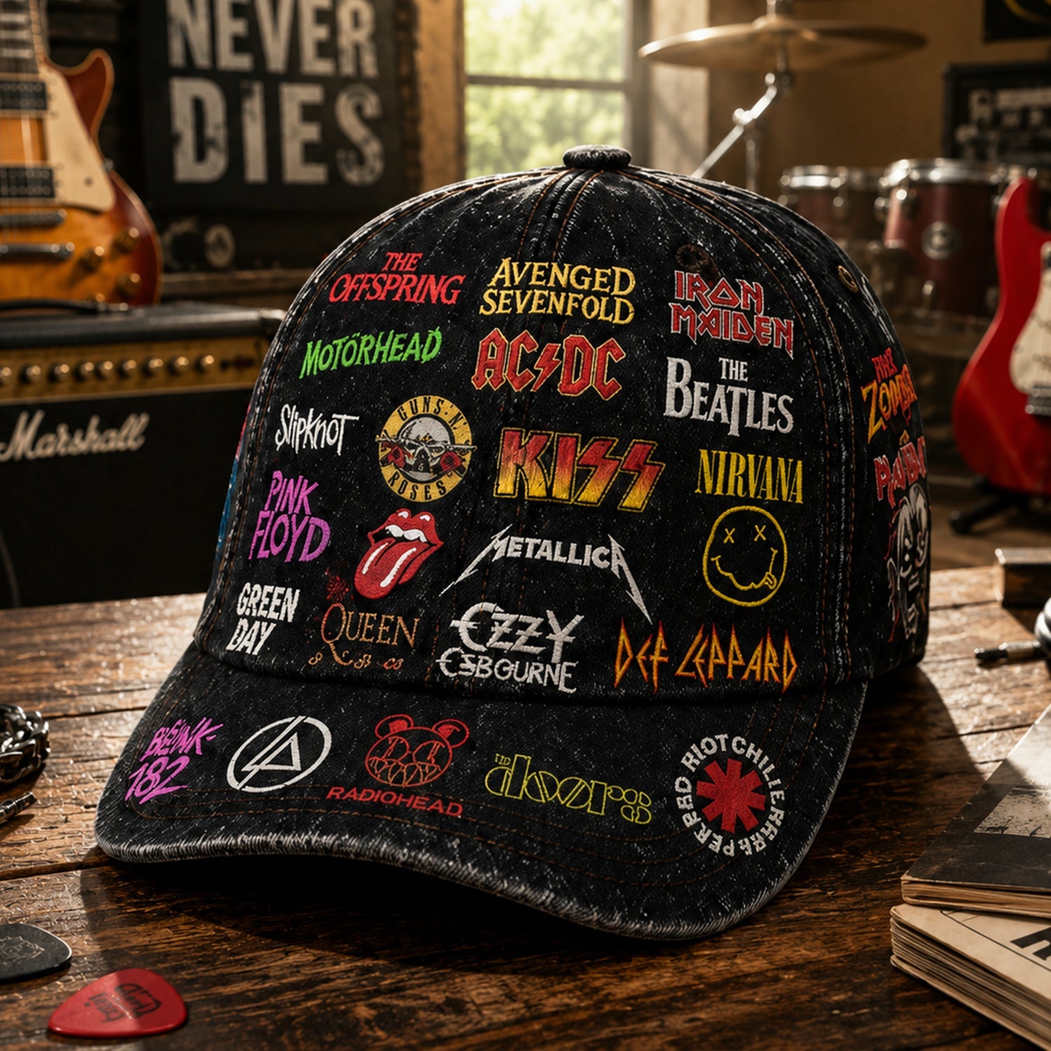 Personalized Classic Rock Cap Custom Name Legends Edition Gift GradoCreations