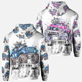 Personalized Jeep King Queen Hoodie Shirt for Couples All Over Shirt GradoCreations