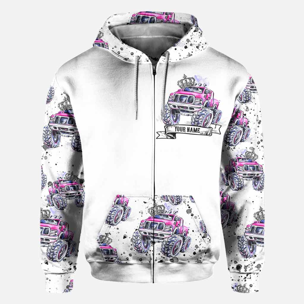 Personalized Jeep King Queen Hoodie Shirt for Couples All Over Shirt GradoCreations