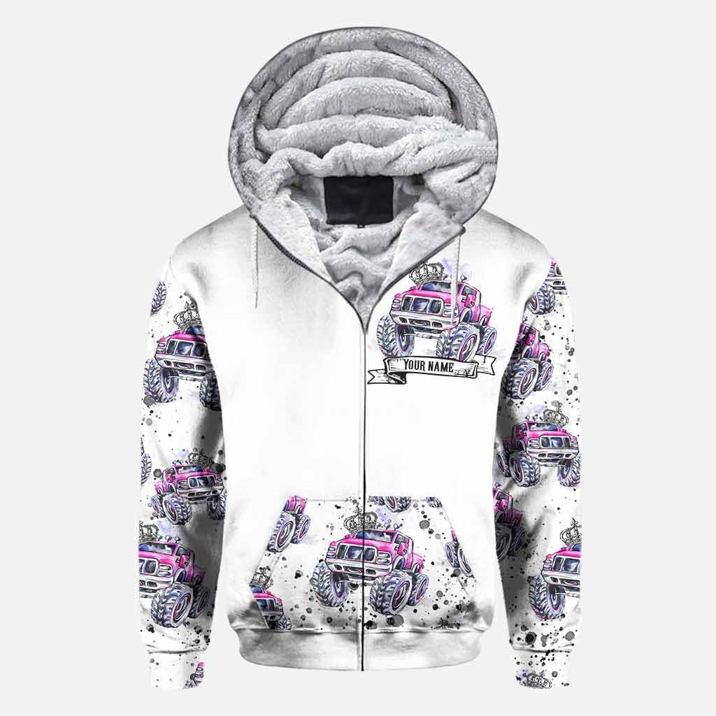 Personalized Jeep King Queen Hoodie Shirt for Couples All Over Shirt GradoCreations