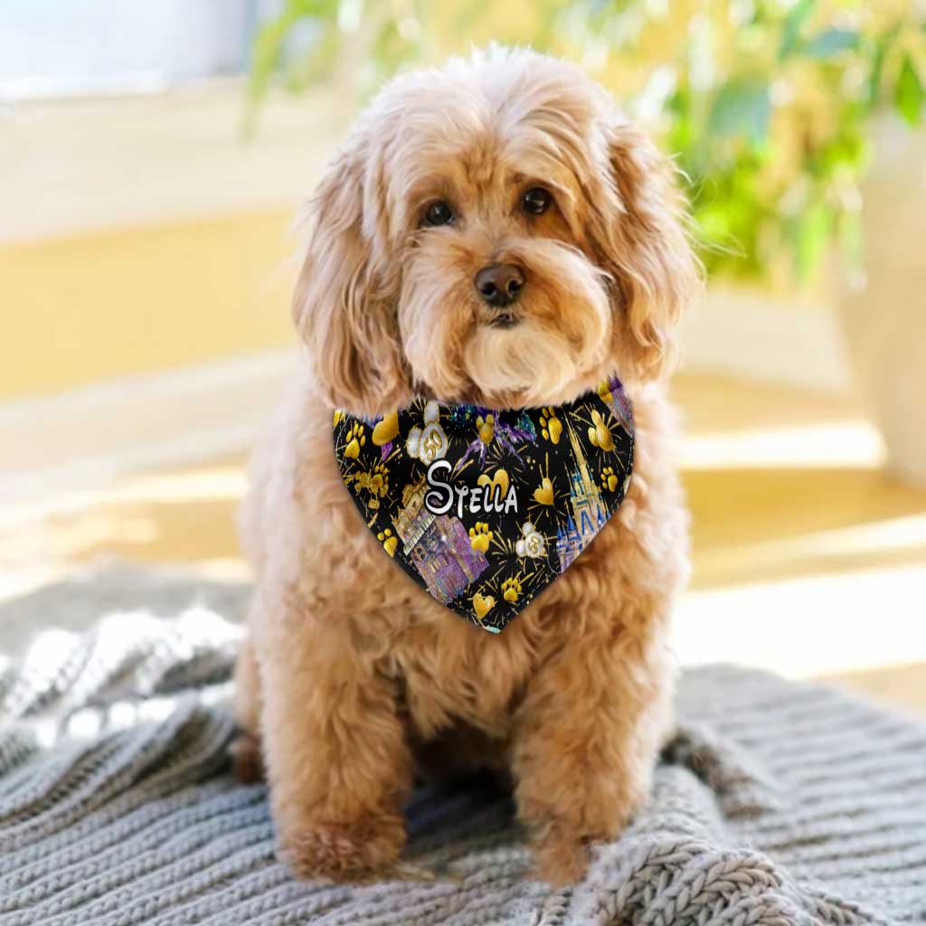 Personalized Dog Bandana Cute Pet Gift for Christmas Pet Bandana GradoCreations