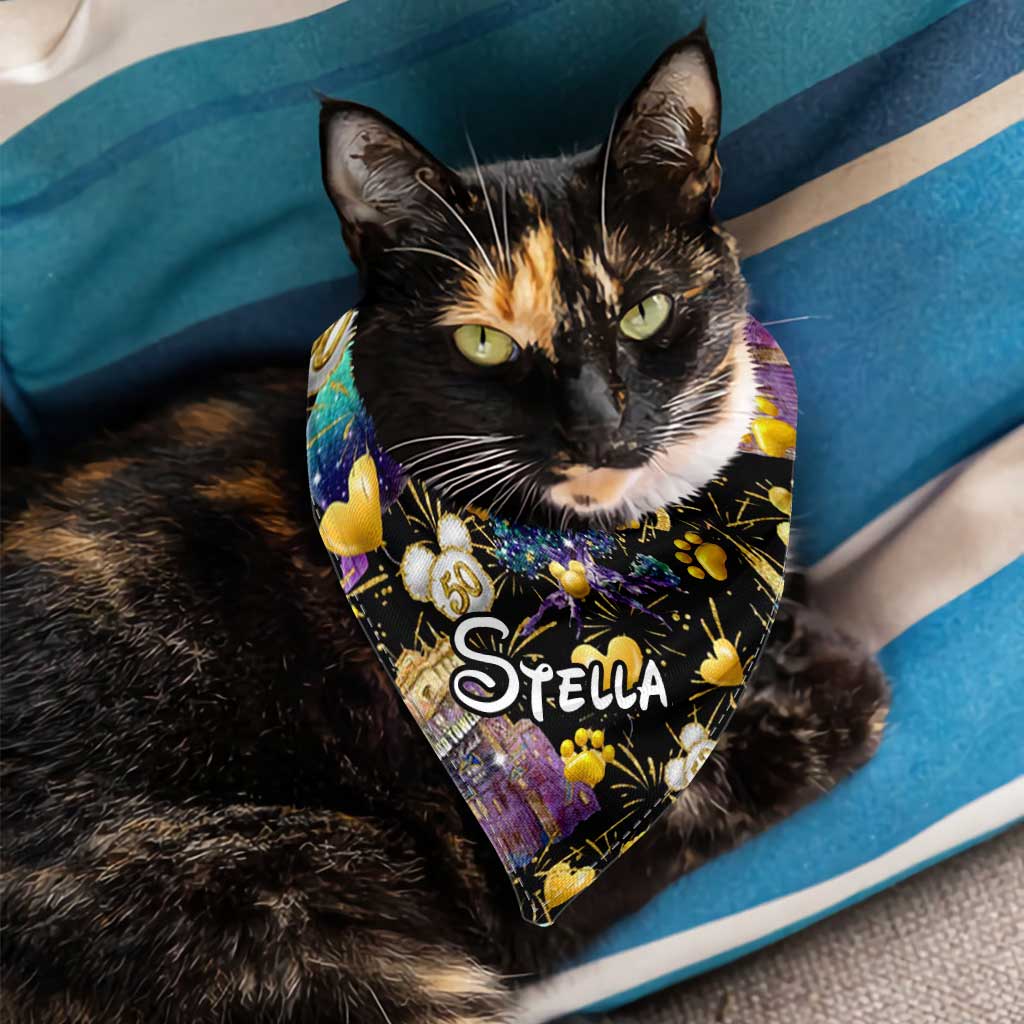 Personalized Dog Bandana Cute Pet Gift for Christmas Pet Bandana GradoCreations