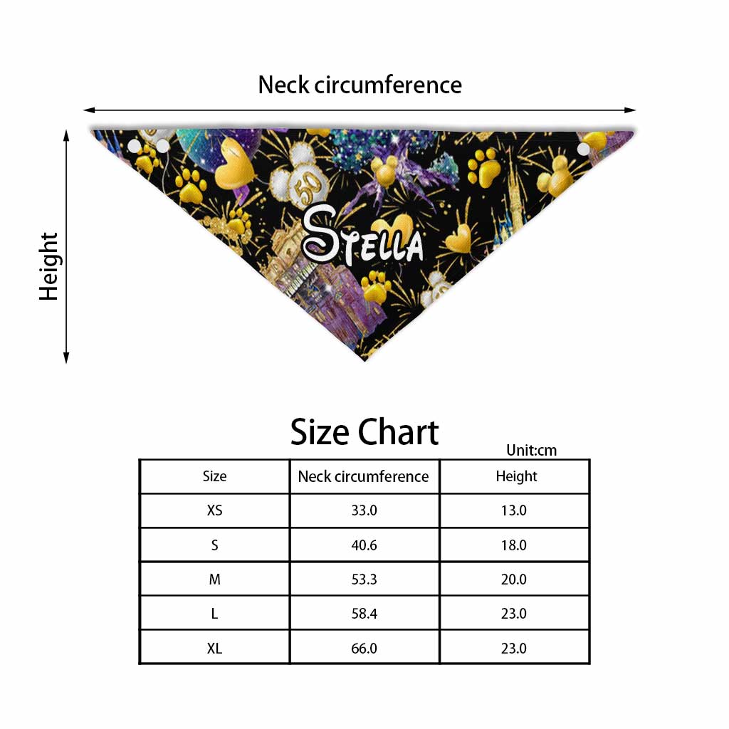 Personalized Dog Bandana Cute Pet Gift for Christmas Pet Bandana GradoCreations