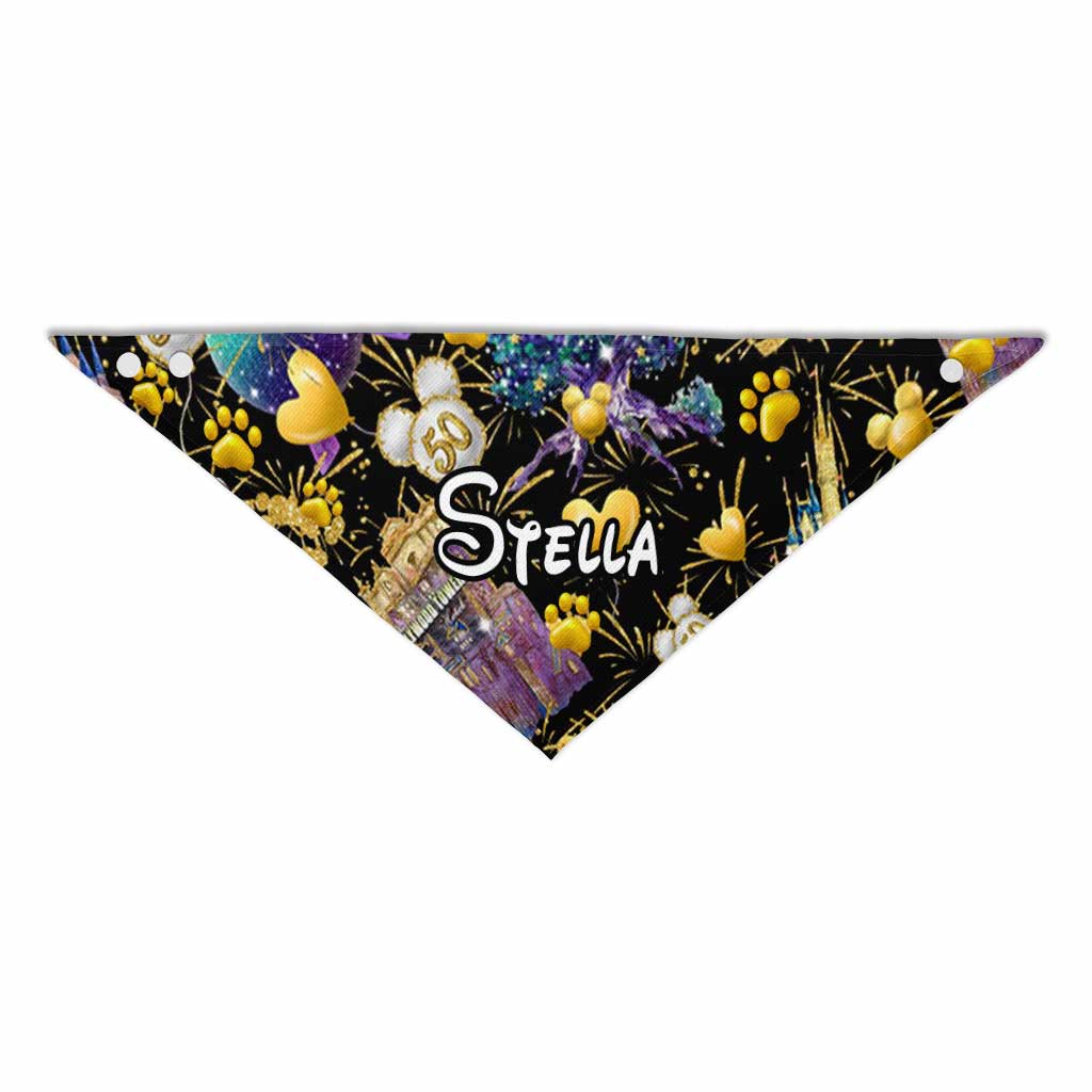 Personalized Dog Bandana Cute Pet Gift for Christmas Pet Bandana GradoCreations