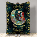 Personalized Couple Blanket I Love You To The Moon Gift Blanket GradoCreations