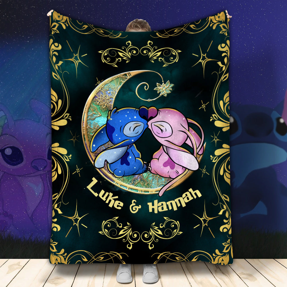 Personalized Ohana Blanket Custom Couple Gift for Him/Her Blanket GradoCreations