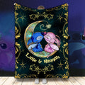 Personalized Ohana Blanket Custom Couple Gift for Him/Her Blanket GradoCreations
