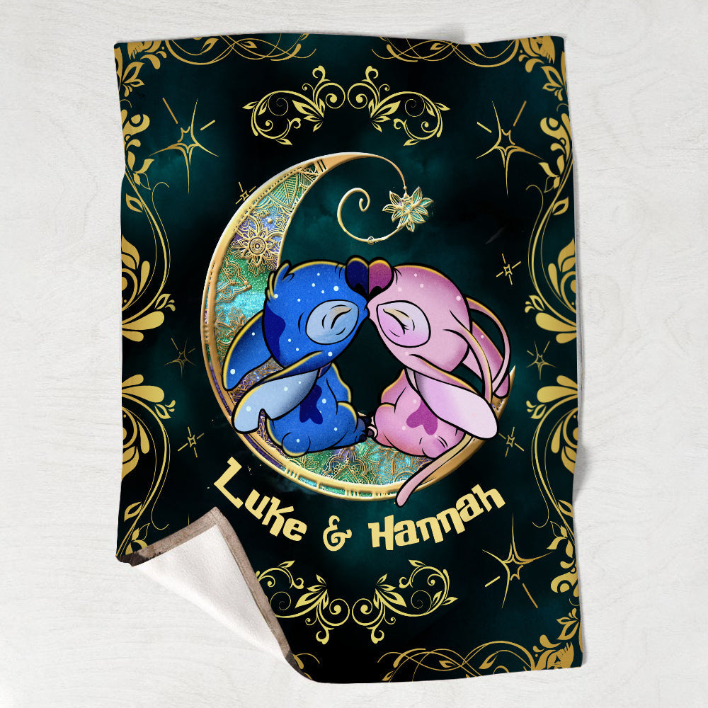 Personalized Ohana Blanket Custom Couple Gift for Him/Her Blanket GradoCreations
